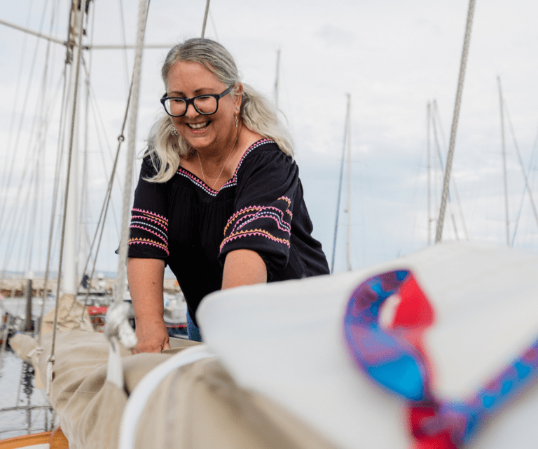 Berthing at Portland Marina 